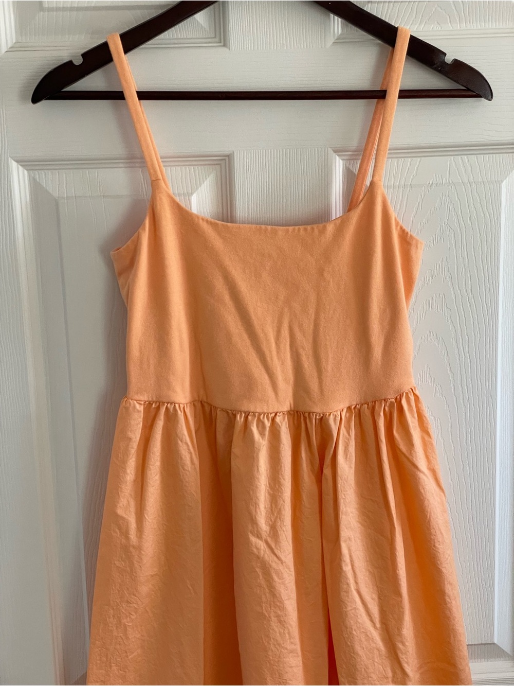 Old Navy Peach Spaghetti Strap Midi Dress Size M